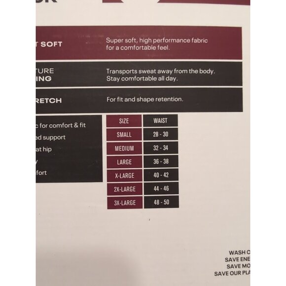 Reebok Tech Comfort Performance Low Rise Briefs Stretch 6 Pack Size Small - Picture 6 of 6